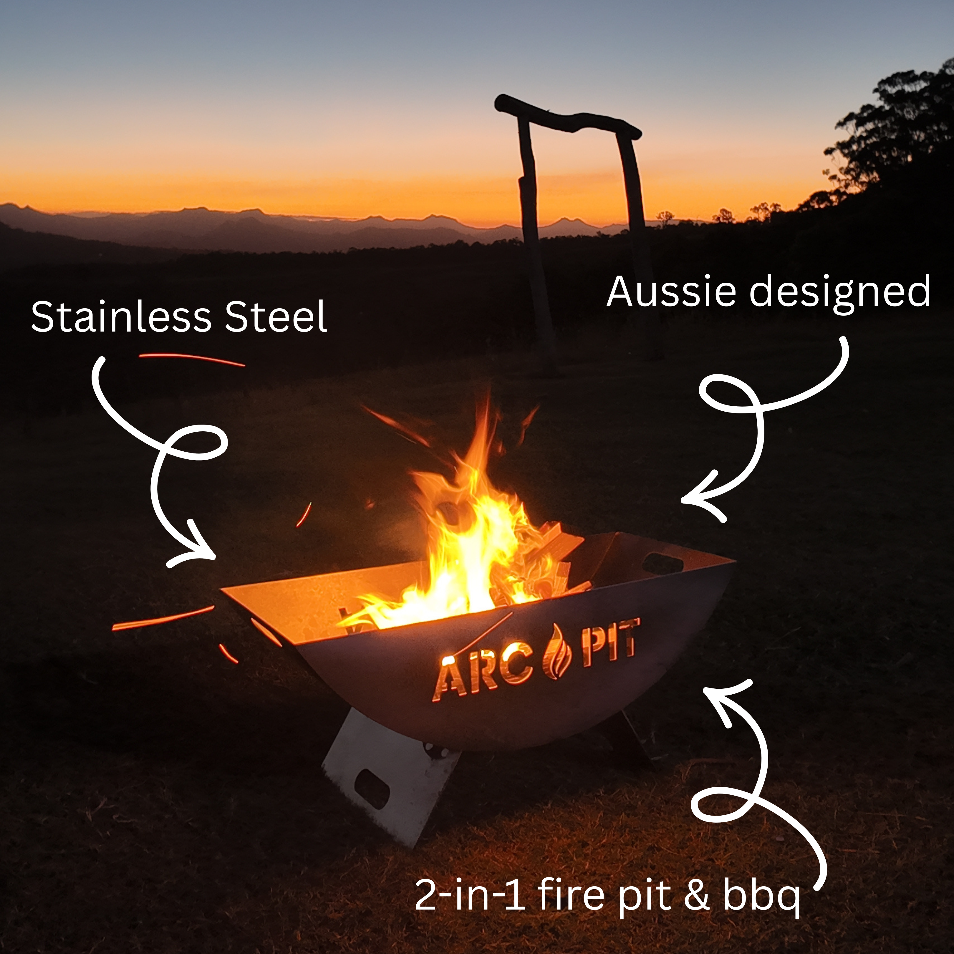 ArcPit - Portable Fire Pit