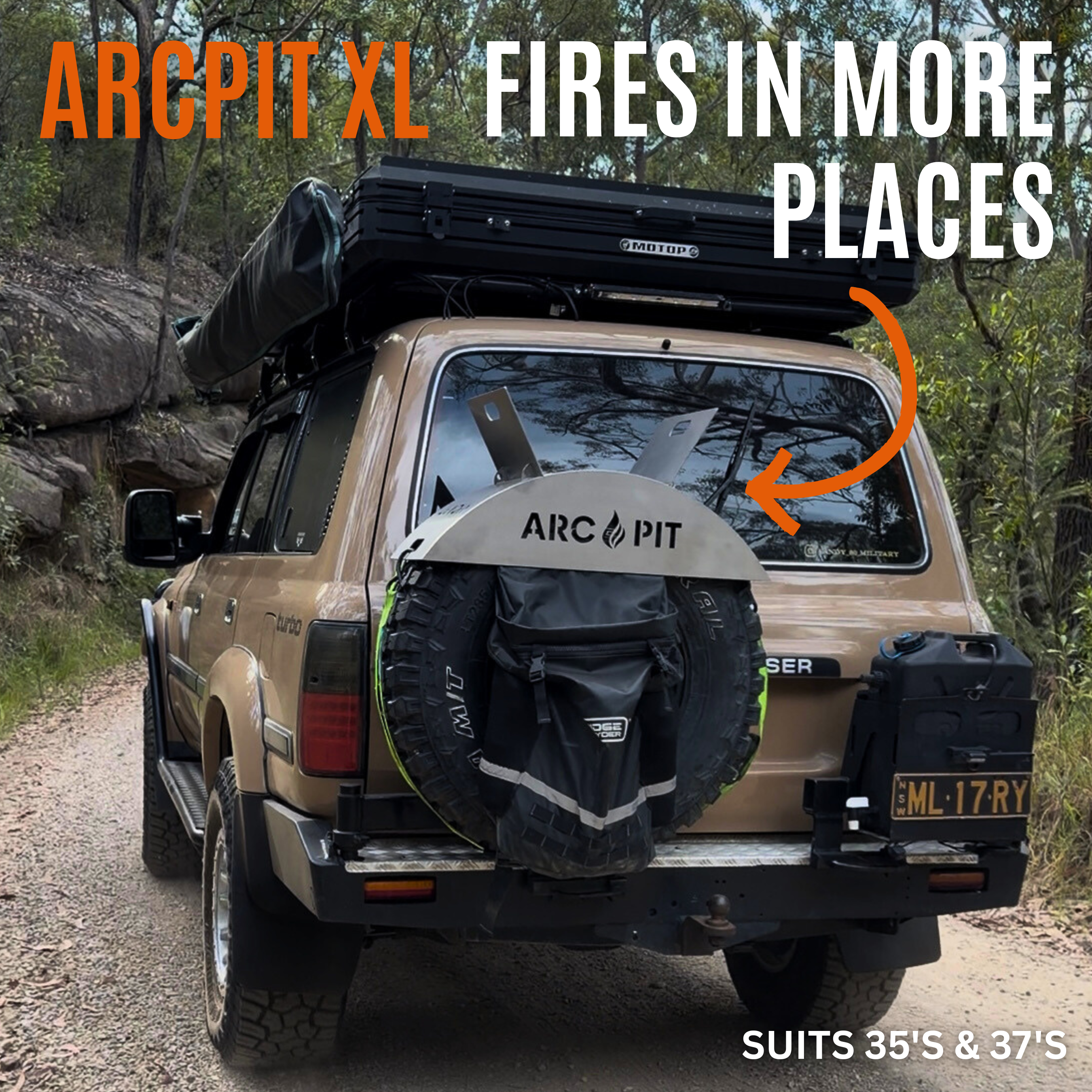 ArcPitβ’ XL - Portable Fire Pit