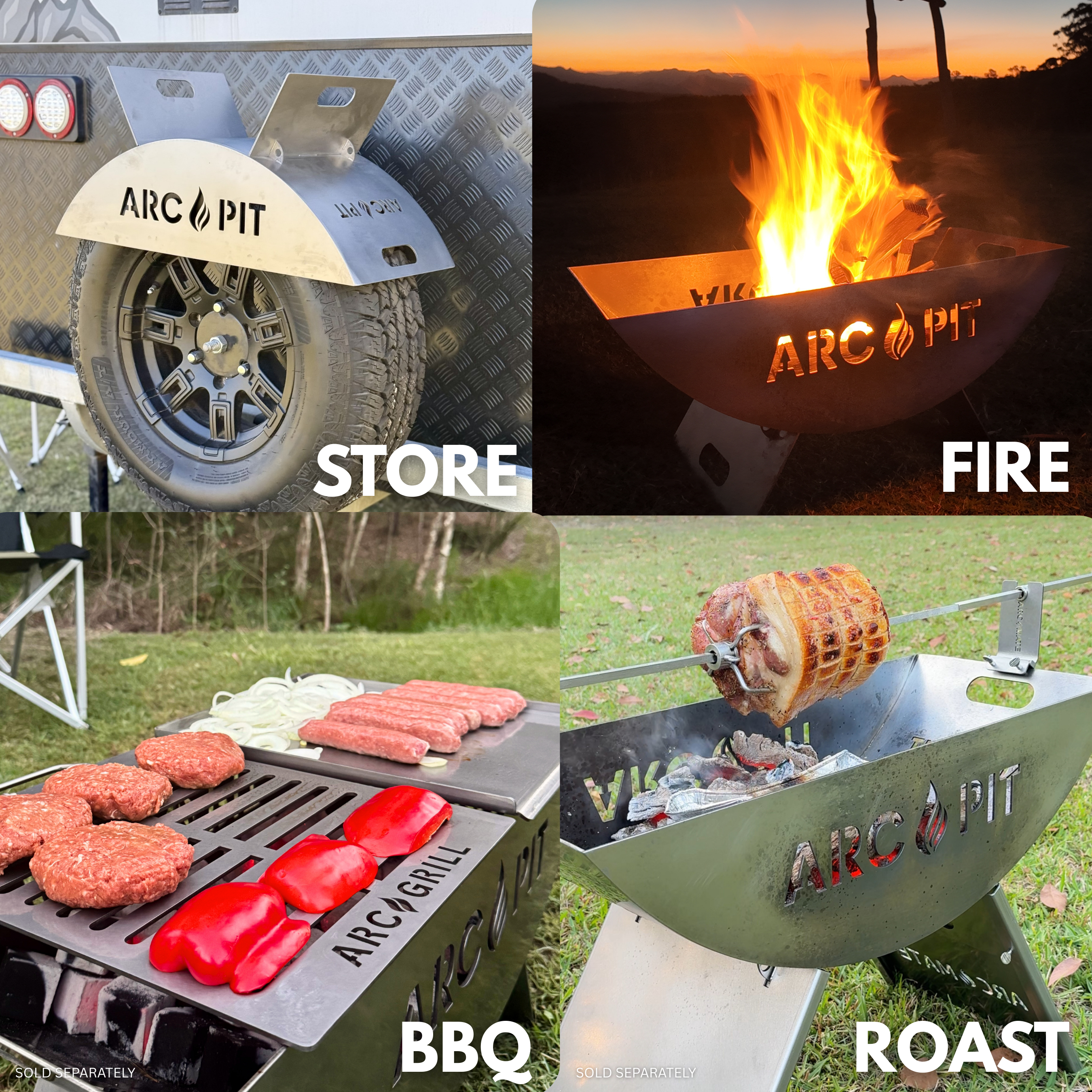 ArcPit - Portable Fire Pit