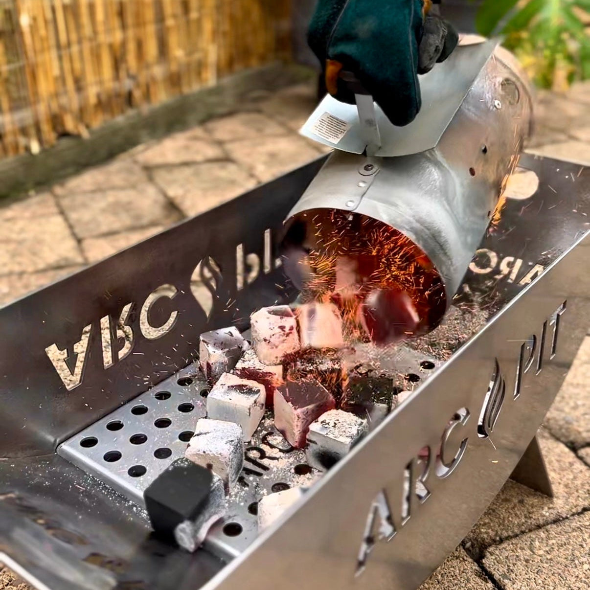 Arcoal Grate - Portable Charcoal BBQ Grate