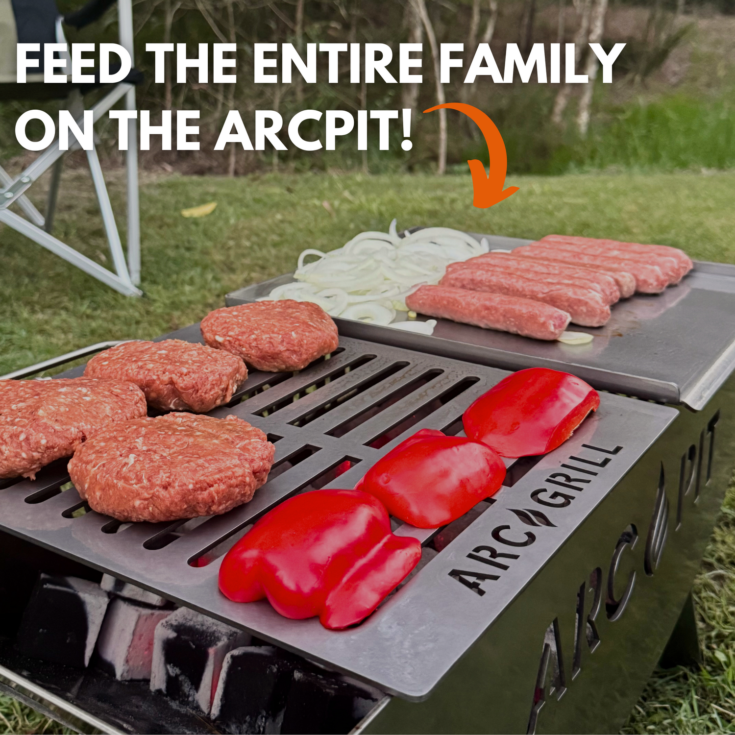 Portable BBQ Grill plate
