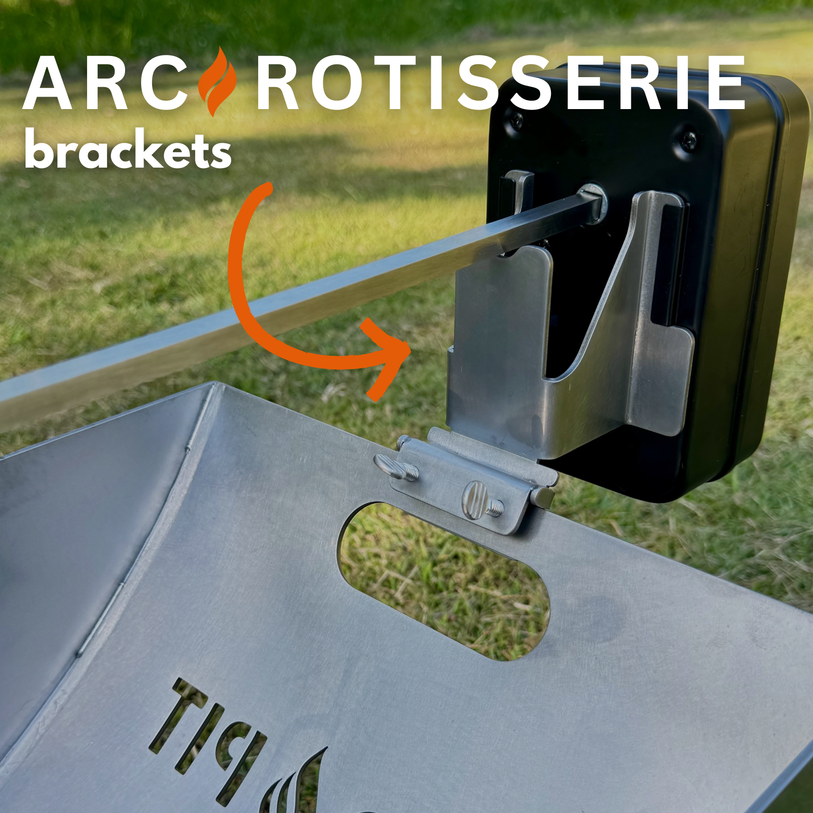 ArcMate BBQ Rotisserie Brackets