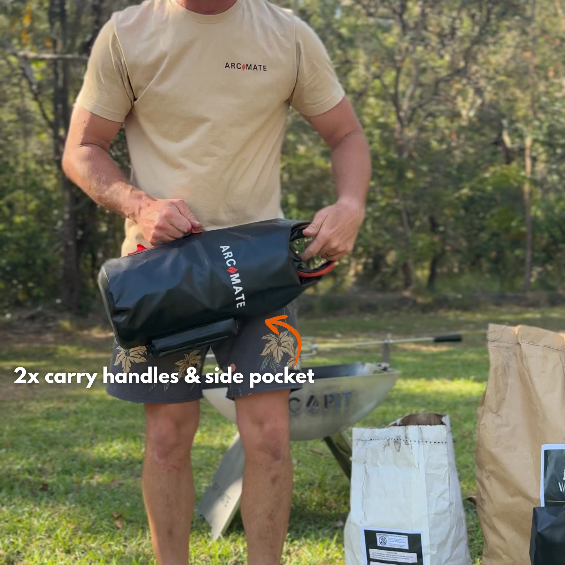 ArcMate Charcoal Bag