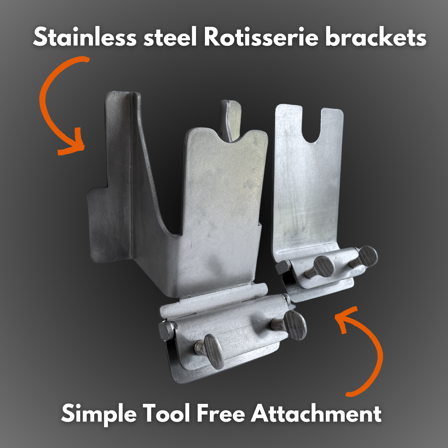 ArcMate BBQ Rotisserie Brackets