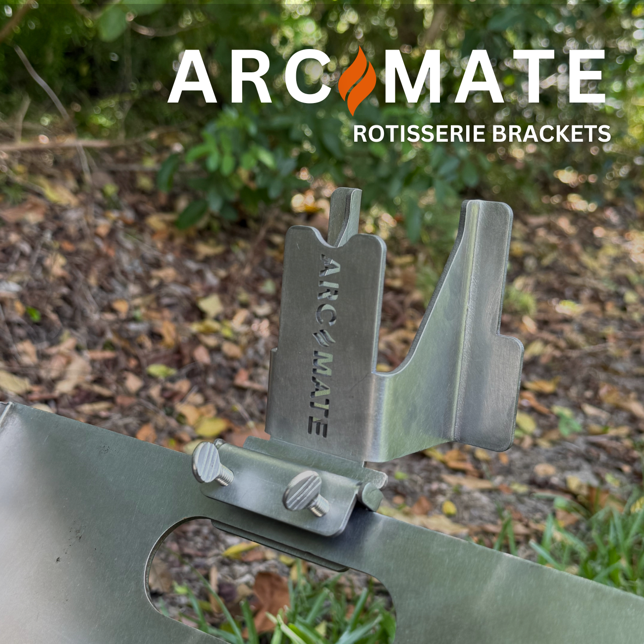 ArcMate BBQ Rotisserie Brackets (only)