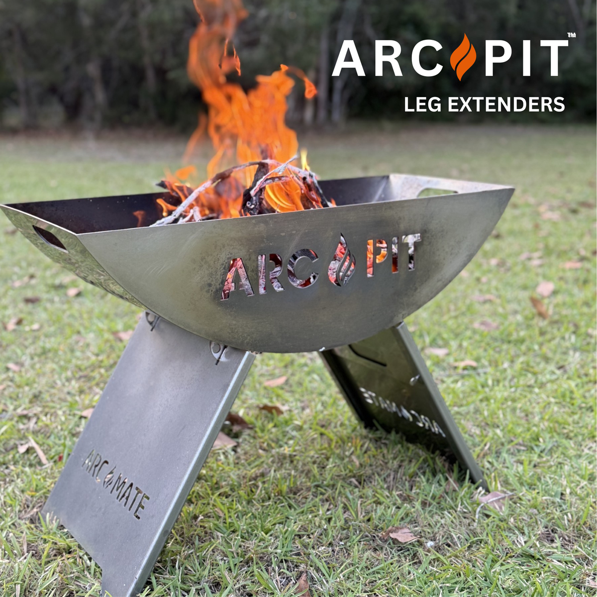 ArcPit Fire Pit Leg Extenders