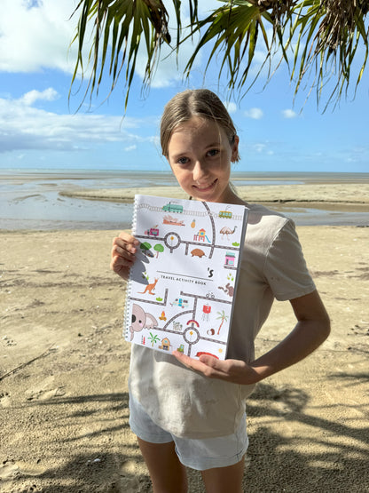 Kids Australian Inspired Travel Activity Book