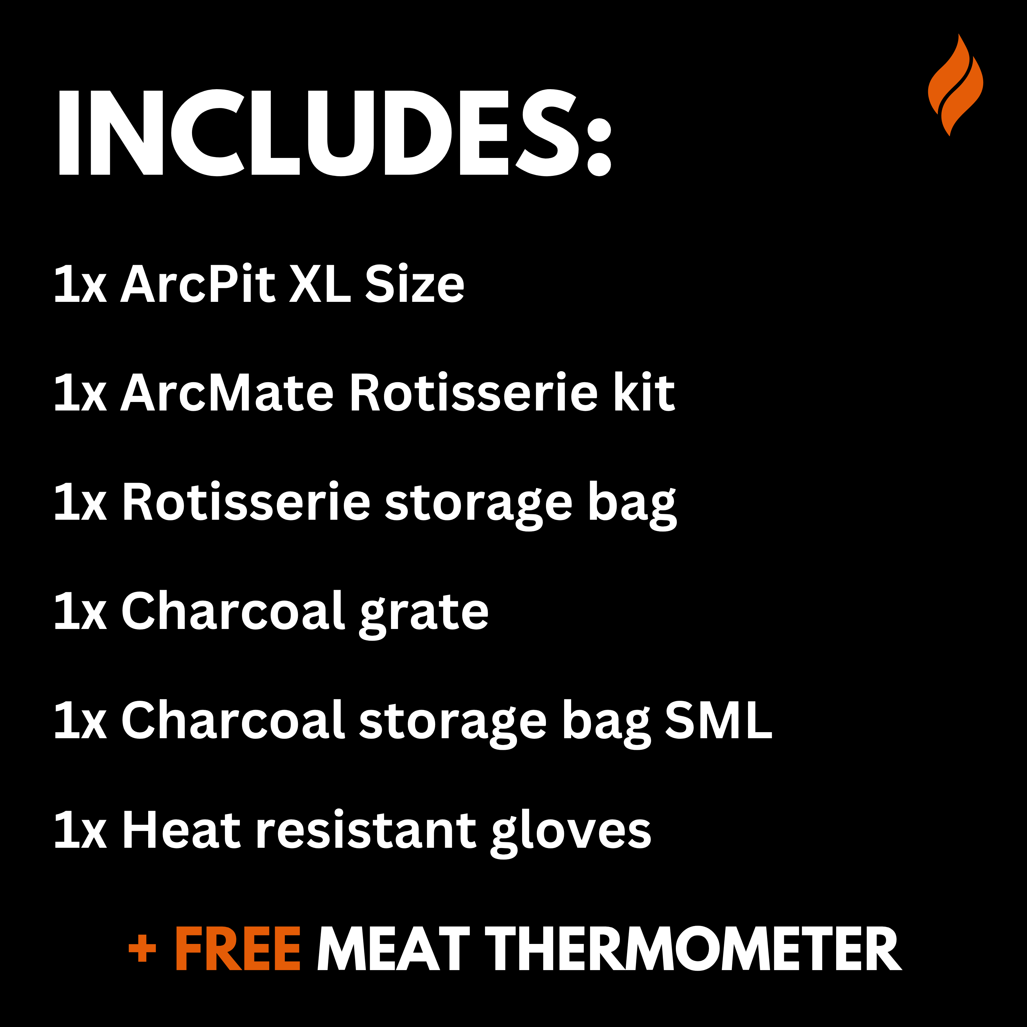 ArcPit™ Campfire Roast Kit - XL ArcPit