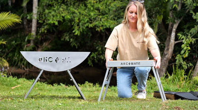 Aluminium camping table