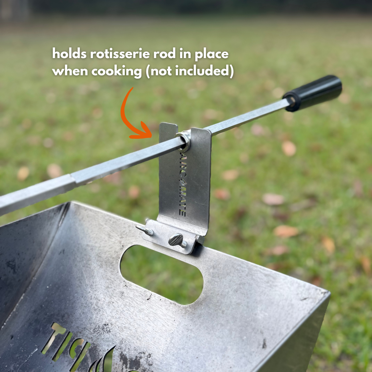 ArcMate BBQ Rotisserie Brackets (only)